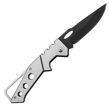 Logo trade promotional giveaways picture of: Folding knife GEDIZ Schwarzwolf